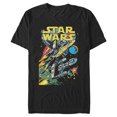 Men's Star Wars Galactic Comic Scene T-Shirt