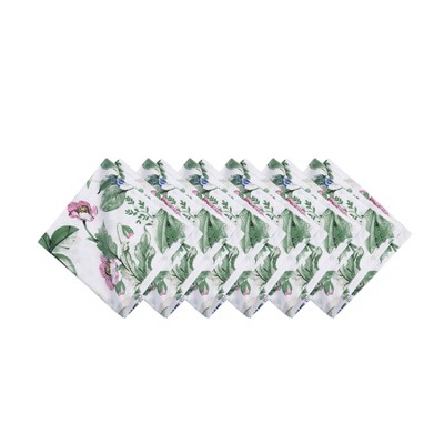 C&F Home Marcy Blooms Cotton Cloth Napkins Set of 6