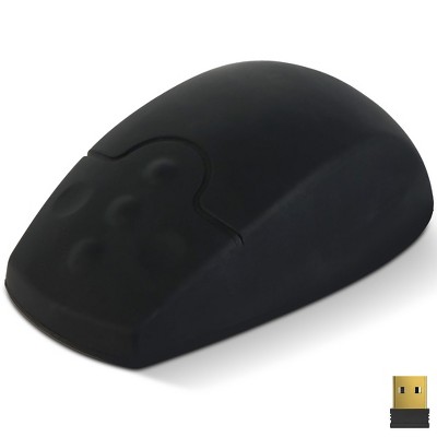 Delton M44 Medical Grade Airtight Waterproof Silicone Wireless Computer Mouse, Black
