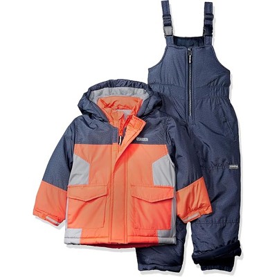 OshKosh B'Gosh Little Boys' Heavyweight Coat and Snowbib Snowsuit Sets