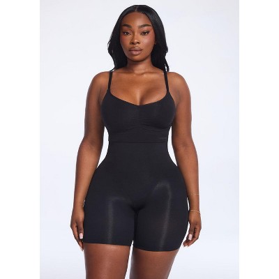 She's Waisted Women's SmoothingSeamless Sculpting High-Waist Shorts Shapewear