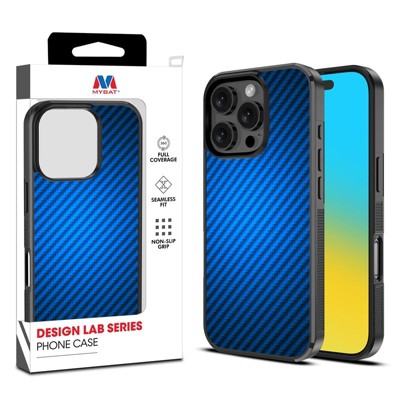 MyBat Design Lab Series Case for iPhone、Motorola、Samsung- Blue Carbon Fiber