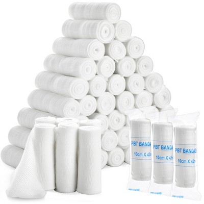 Juvale 48 Pack 4 Inch Gauze Bandage Roll, Rolled Gauze Wrap, 2.6 Yards