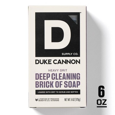 Duke Cannon Supply Co. Heavy Grit Deep Cleaning Brick of Soap for Men - 6oz