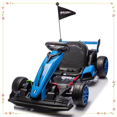 Electric Go Kart for Kids 3-8 - High Speed Drift Kart, 24V Battery Powered