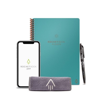 Best of Product ranking #3 - Fusion Smart Reusable Notebook 7 Page Styles 42 Pages 6"x8.8" Executive Size Eco-Friendly Notebook - Rocketbook