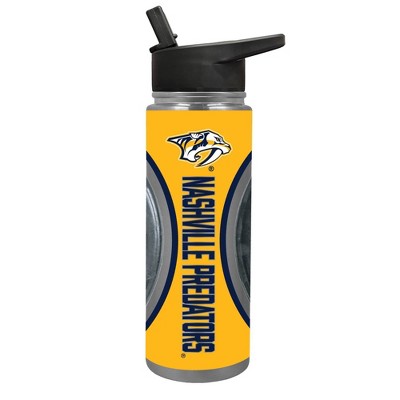 NHL Nashville Predators Jr. Thirst Game Puck Water Bottle - 24oz