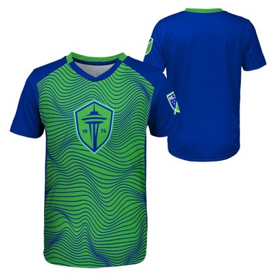 MLS Seattle Sounders Boys' Sublimated Poly Jersey