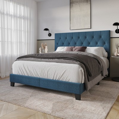 Home Design Dillon Twin Tufted Upholstered Panel Bed