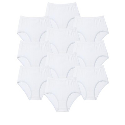 Comfort Choice Full Coverage Cotton Brief 10-Pack