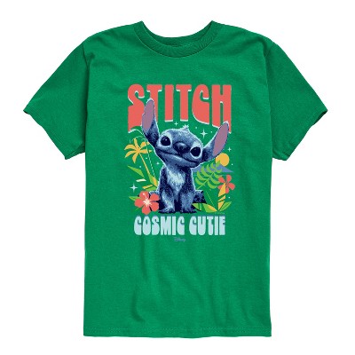 Boys' - Lilo And Stitch - Stitch Cosmic Cutie Short Sleeve Graphic T-Shirt