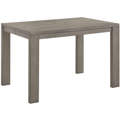 NicBex Dining Table 54" Counter Height Expandable 18" Leaf Gray Finish Dining Table for Kitchen