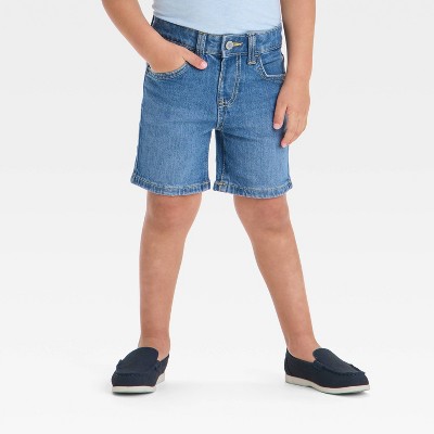 Toddler Boys' Button Front Denim Shorts - Cat & Jack™