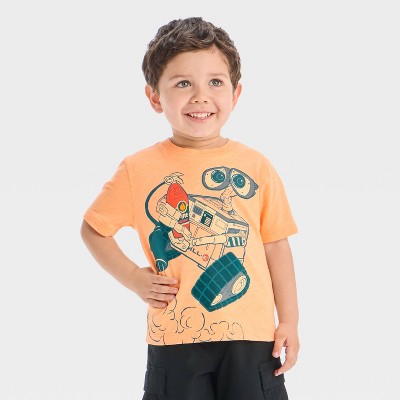 Toddler Boys' Wall-E Short Sleeve Graphic T-Shirt - Orange