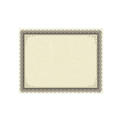 Great Papers Classic Parchment Certificates 8.5" x 11" Beige/Brown 25/Pack (2020000)