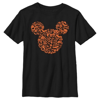 Boy's Disney Mickey and Friends Halloween Silhouette T-Shirt