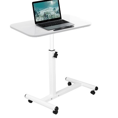 NewHome"Rolling Laptop Desk – Portable Adjustable Height Table with Tilting Top & Wheels for Home & Office"Black