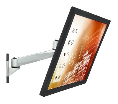 Mount-It! Articulating Computer/TV Monitor Wall Mount for Screens 30 Inches or less, Built-in Quick Release Action for VESA 75x75 & 100x100