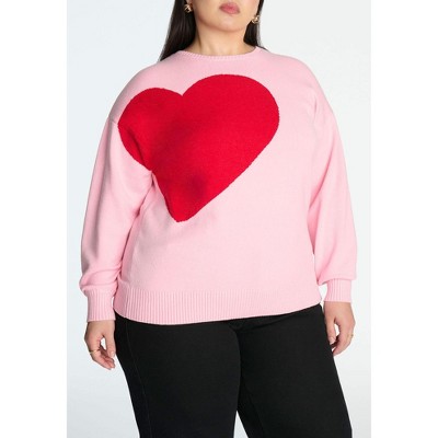 ELOQUII Big Heart Sweater
