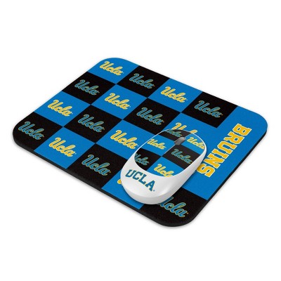 NCAA UCLA Bruins Mouse and Mousepad Set: USB-A Wireless Radio Frequency