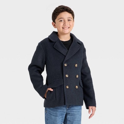 Boys' Pea Coats - Cat & Jack™ Navy Blue
