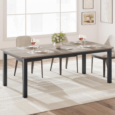 78.7 Inch Long Kitchen Table for 6-8, Dining Room Table for Kitchen Living Room