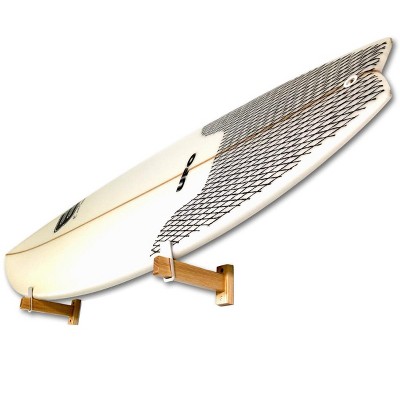 StoreYourBoard Timberlake Surfboard Display | Minimalist Wood Rack | Holds 20 lbs