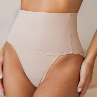 Women's High-Waisted Lace Panties Seamless Tummy Control Underwear - Cupshe