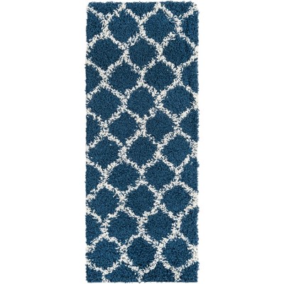 Unique Loom Trellis Shag Ruby Trellis Indoor Woven Area Rug