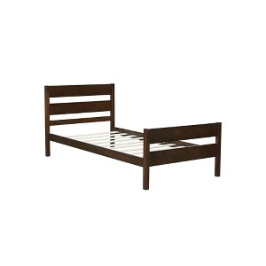 YOOCOZZ Twin Size Platform Bed with Headboard and Footboard - 1 of 4