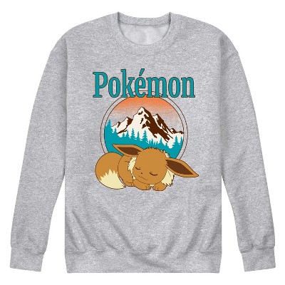 Men's - Pokémon - Eevee Retro Ski Graphic Fleece Sweatshirt