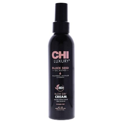 CHI Luxury Black Seed Oil Blow Dry Cream (6 oz)-  Moisturizing Styling Cream For Sleek & Smooth Hair, Light-Hold, Sulfate, Paraben & Gluten-Free,