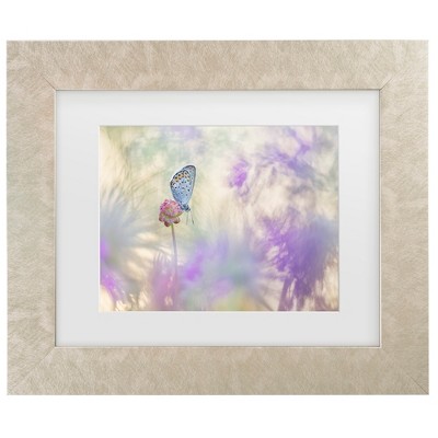 Trademark Fine Art - Henrik Spranz Pulsatilla Meadow Matted Framed Art