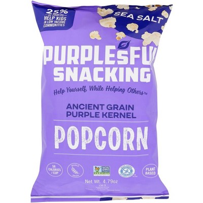 Purplesful Popcorn Sea Salt - Pack of 9 - 4.79 OZ