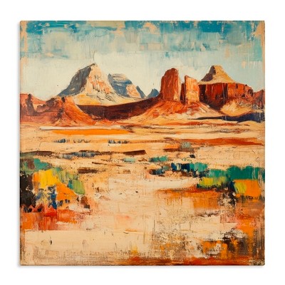 Stupell Industries Wild West Desert Impression Canvas Art