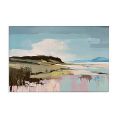 Stupell Industries Modern Verdant Waters Canvas Art