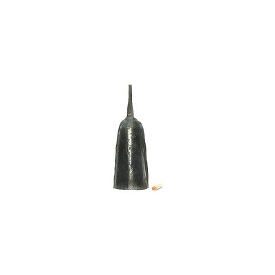 Overseas Connection Ghana Single Bell with Stick Black 13 in.