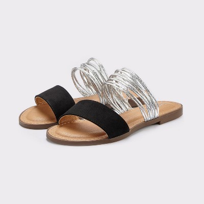 Women's Metallic Strappy Sandals - LASCANA