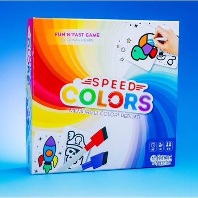 Asmodee Speed Colors Game: Educational Memory Skills, Creative Family Board, 2-5 Players, 15-Minute Sessions