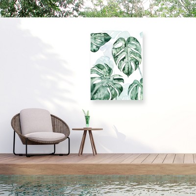 "Split Leaf I" Outdoor Canvas