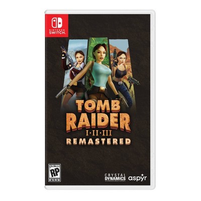 Tomb Raider I-III Remastered Starring Lara Croft - Nintendo Switch