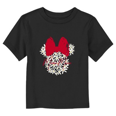 Mickey & Friends Minnie Floral Silhouette T-Shirt
