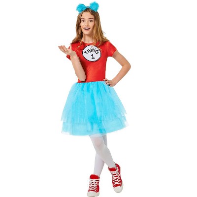 Dr. Seuss Thing 1 & 2 Dress Girls' Costume