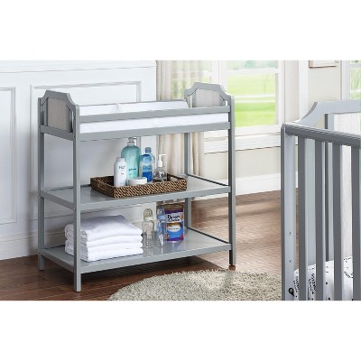 Gulches Elegant Gray & Graystone Changing Table - Safe & Functional