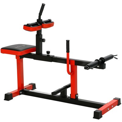 Soozier Adjustable Steel Seated Calf Raise Exercise Strength Training Gym Equipment