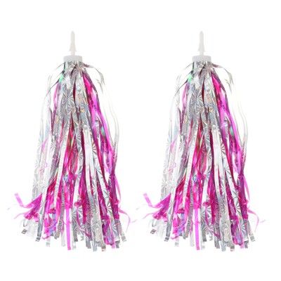 Unique Bargains Colorful Decoration Bike Accessories Handlebar Streamers 2 Pcs