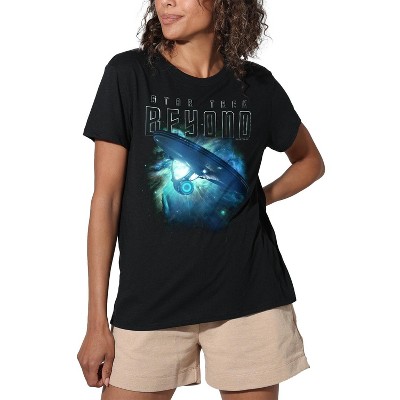 Women's Star Trek Beyond Voyage Loose T-Shirt Black