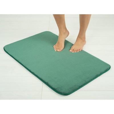 American Soft Linen Fluffy Foamed Turkish Bath Rug, 21x32" Bath Rugs for Bathroom, 100% Polyester Upper Fluffy Surface and Slip Resistant Bottom Base