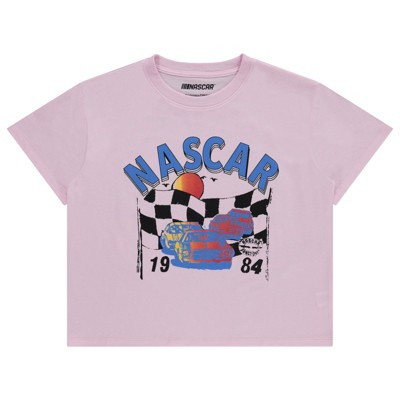 Ladies NASCAR Racing Fashion Shirt - Ladies Classic NASCAR Racing Tee - NASCAR Front and Back Skimmer Tee