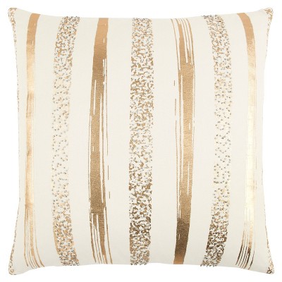 20"x20" Oversize Striped Square Throw Pillow - Rizzy Home
